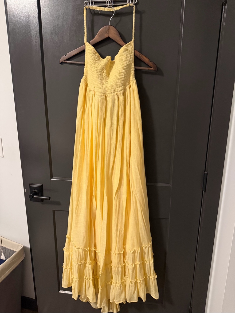 Sunshine Halter Maxi Dress - Smocked Bodice, Tiered Skirt